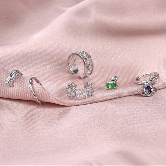 ✨6PC Silver Cuff Set✨ - Picture 3 of 5